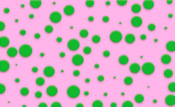 Roze Achtergrond Met Groene Vlekken — Stockfoto