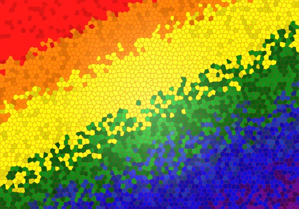 Antecedentes Con Bandera Lgtbi Lgtbiq Colectivo — Foto de Stock