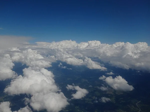 Verão Vista Aérea Cloudscape — Fotografia de Stock