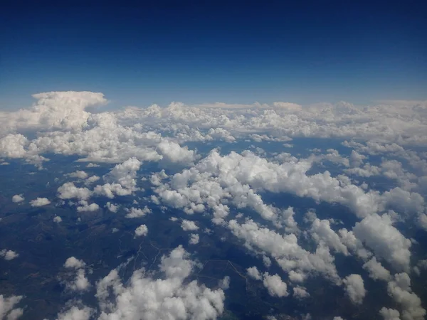 Sommer Wolkenlandschaft Luftaufnahme — Stockfoto