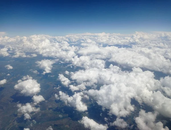 Yaz Bulutlu Hava Görüntüsü — Stok fotoğraf
