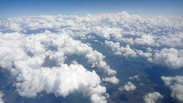 Sommer Wolkenlandschaft Luftaufnahme — Stockfoto