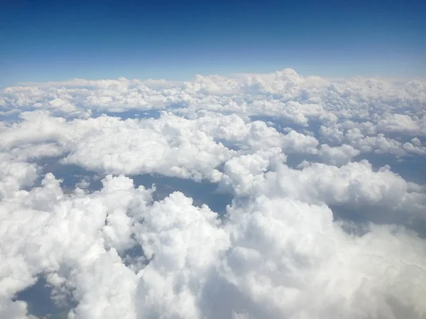 Sommer Wolkenlandschaft Luftaufnahme — Stockfoto