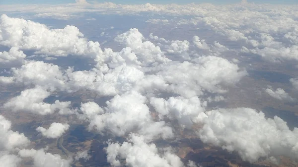 雲と空中風景 — ストック写真