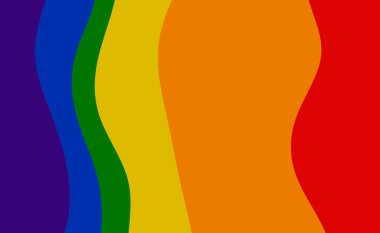 Lgbtiq+ flag background for pride day. clipart