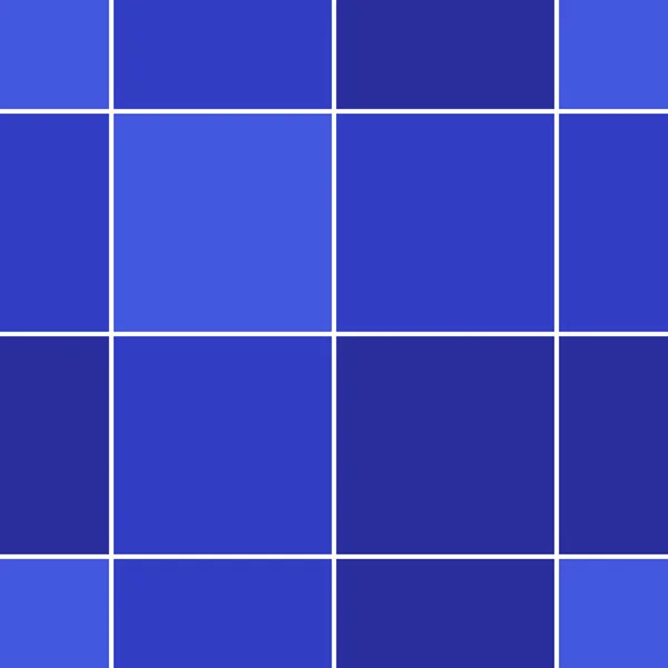 Piscina Patrón Mosaico Tonos Azules — Vector de stock