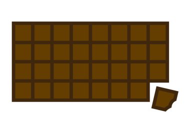 siyah beyaz zemin üzerine çikolata bar.