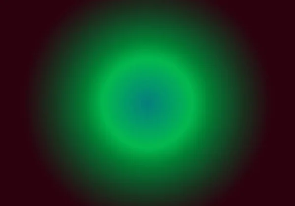 Bakgrund Med Lutning Grön Cirkel Svart Bakgrund — Stock vektor