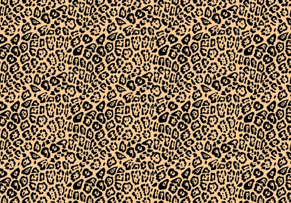 Cheetah Skin Print Black Brown – stockvektor