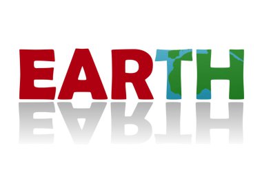 Cover and title with reflection of Ear Earth. Urgently, listen to planet Earth.