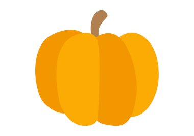 Beyaz arka plan üzerinde sonbahar kabaklar.