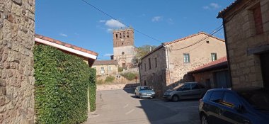 Revilla del Campo Köyü, Burgos, İspanya.
