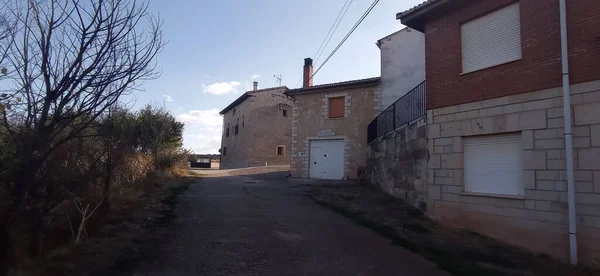 Деревня Ревилла Дель Кампо Бургос Испания — стоковое фото