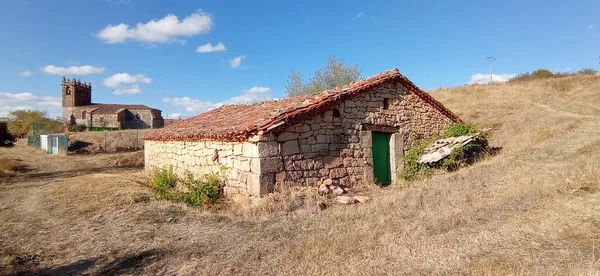 Pueblo Revilla Del Campo Burgos España — Foto de Stock