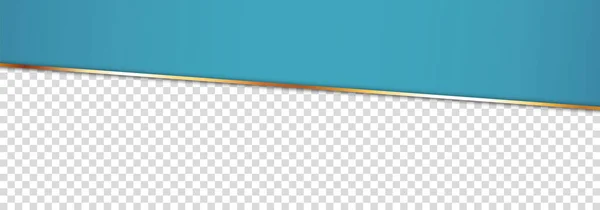 Longue Bannière Ruban Bleu Avec Cadre Avec Endroit Transparent — Image vectorielle