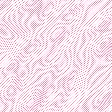 Soyut pembe renk vektör dalga çizgileri desenli arkaplan