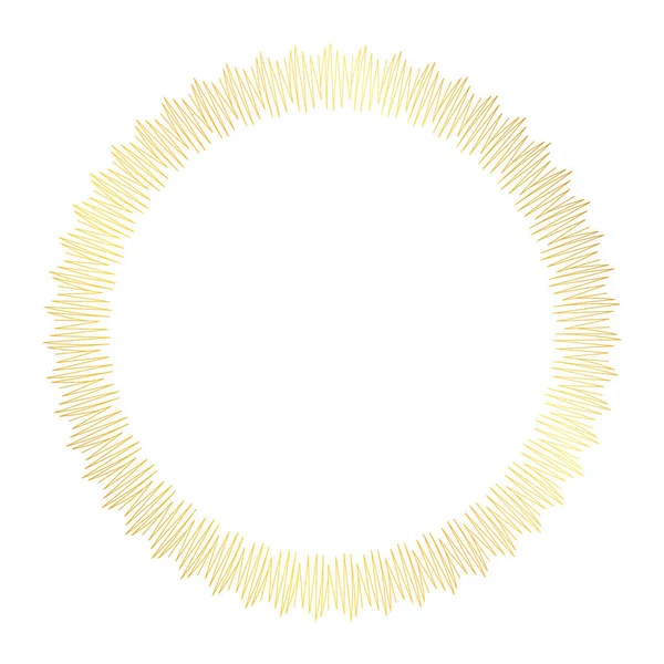 Cadre Vectoriel Rond Bannière Circulaire Sur Fond Blanc — Image vectorielle