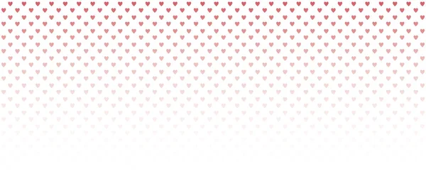 Απεικόνιση Του Διανύσματος Φόντο Κόκκινο Χρώμα Καρδιές Μοτίβο — Διανυσματικό Αρχείο