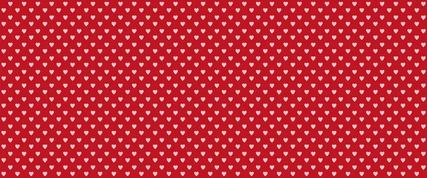 Kırmızı Renkli Kalp Desenli Vektör Arkaplanı Çizimi — Stok Vektör