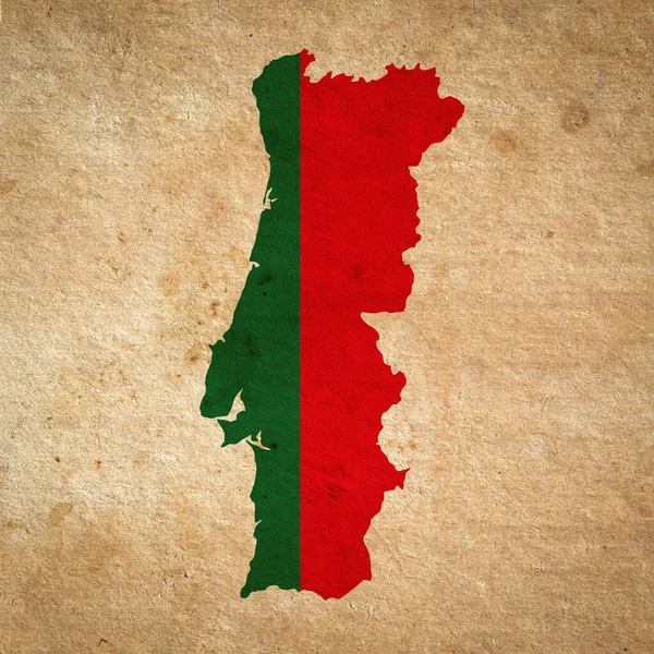 분쇄기에 국기를 포르투갈 — 스톡 사진
