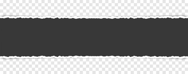 Vetor Cinza Escuro Colorido Rasgado Banner Papel Com Bordas Rasgadas — Vetor de Stock