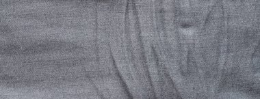 Gri kot pantolon kumaş arka planının dokusu