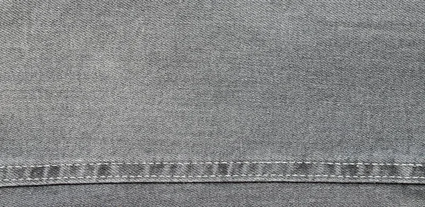 Texture Jean Gris Fond Tissu Denim — Photo