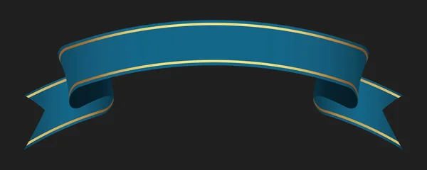 Elemento Diseño Vectores Etiqueta Banner Cinta Vintage Color Azul Sobre — Archivo Imágenes Vectoriales