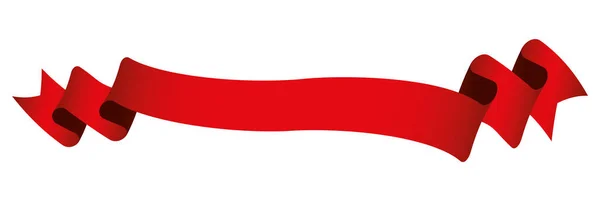 Vektor Designelement Rot Gefärbtes Vintage Banner Etikett Auf Weißem Hintergrund — Stockvektor