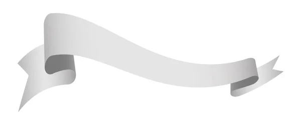 Vektor Design Element Weiß Gefärbtes Vintage Banner Etikett Auf Weißem — Stockvektor