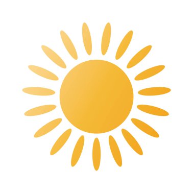 güneş web simgesi - vektör tasarım ögesi