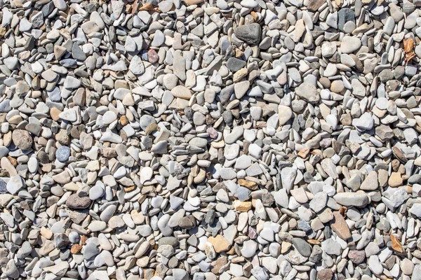 Tekstura Żwirowych Kamieni Podłożu Gruntowym — Zdjęcie stockowe