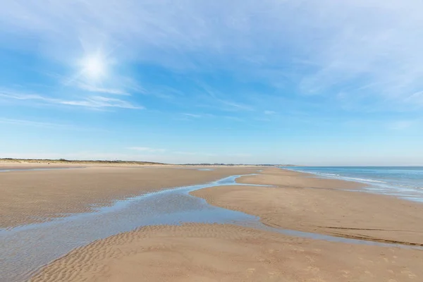 Dunas Areia Costa Mar Norte Nos Países Baixos — Fotografia de Stock