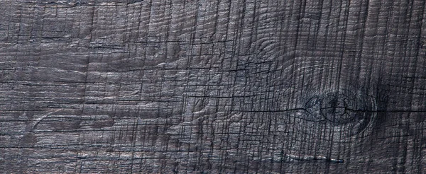 旧黑色木板表面的纹理 木制背景 — 图库照片