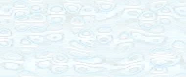 Soyut mavi renkli vektör dalga çizgileri desenli arkaplan - tasarım elemanı çizimi