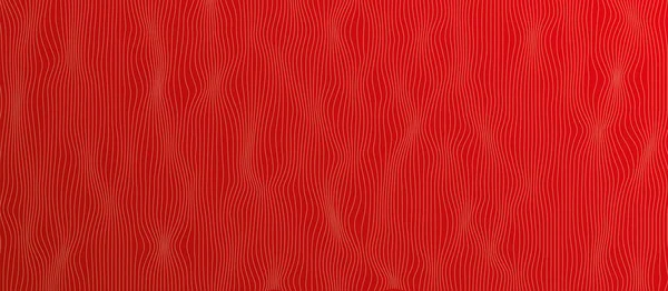 Fondo Con Abstracto Color Rojo Patrón Líneas Onda Vectorial Elemento — Vector de stock