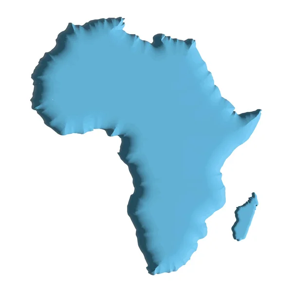 Vector Illustartion Mapa África — Vector de stock