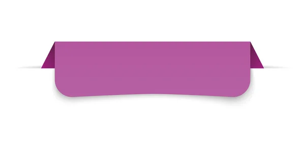 Ilustração Vetorial Banner Rótulo Colorido Roxo Fundo Branco — Vetor de Stock