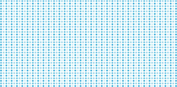 Illustration Vector Background Blue Colored Dotted Pattern — Vetor de Stock