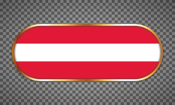 Vector Illustration Web Button Banner Country Flag Austria — 스톡 벡터
