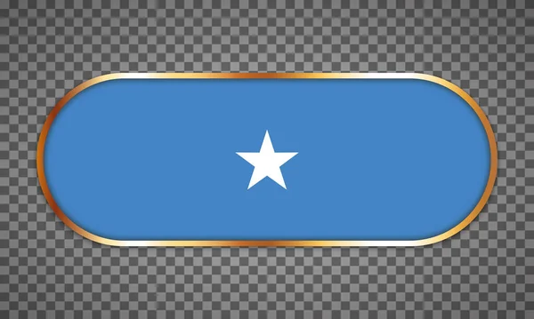 Vector Illustration Web Button Banner Country Flag Somalia — ストックベクタ