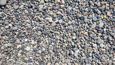 zemin üzerinde çakıl taşlarının dokusu