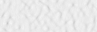 background with abstract gray colored vector wave lines pattern - design element illustration