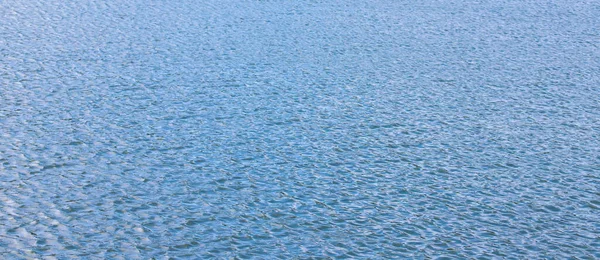 Tekstura Powierzchni Błękitnej Wody Tło Morskie — Zdjęcie stockowe