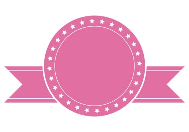 Beyaz arkaplanda mor renkli ödül kurdelesinin vektör illüstrasyonu