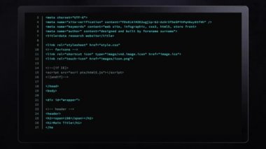Tablet ekranında genel HTML kaynağı oluşturma.