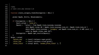 Bir ekranda genel PHP kaynak kodu oluşturma.