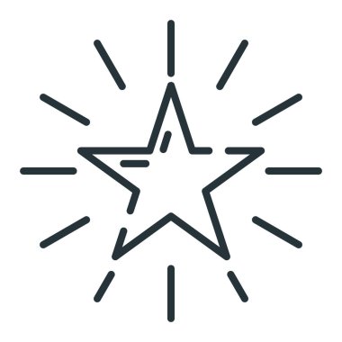 Mutlu yıllar, mutlu noeller dekorasyon ikonu, Noel tatili etiketi, kış zamanı düz vektör çizimi, beyaz üzerinde izole edilmiş sembol.