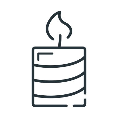 Mutlu yıllar, mutlu noeller dekorasyon ikonu, Noel tatili etiketi, kış zamanı düz vektör çizimi, beyaz üzerinde izole edilmiş sembol.