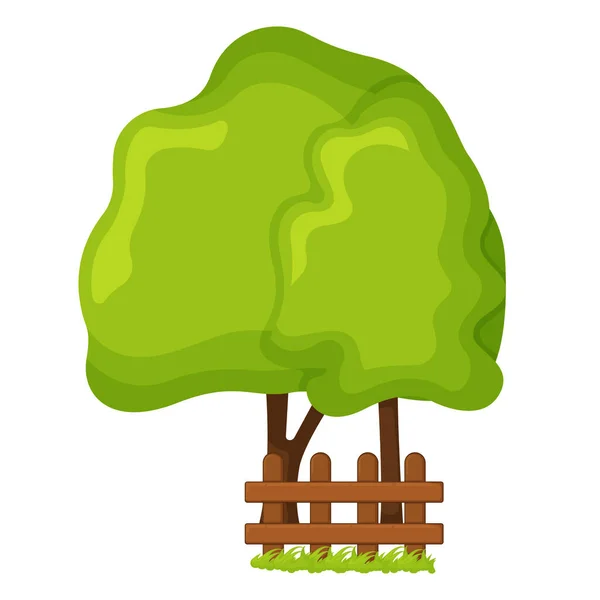 Concept Copac Natural Pin Organic Pădure Brad Gard Icon Vector — Vector de stoc